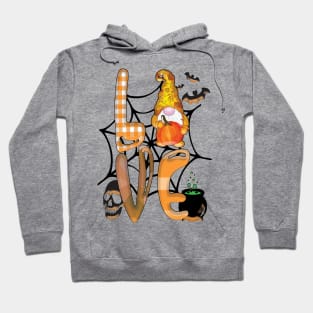 gnomes love halloween Hoodie